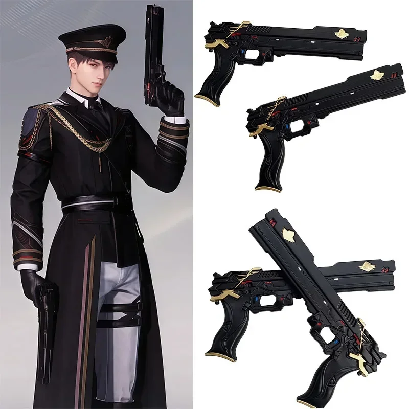 Prop De Cosplay - 2026年アニメカーニバルパーティーコスチューム小道具ゲーム「ラブアンドディープスペース」ケイレブ公式ロールプレイ小道具「スターフェイアーコマンダー」ツインピストル