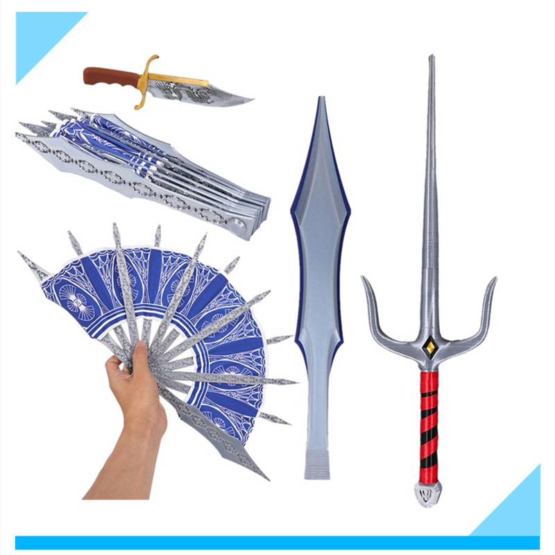 Cosplay Prop Dagger - キタナコスプレファン扇子小道具ファンタジアカノミレナロールプレイ短剣ハロウィンカーニバルコスチュームアクセサリーギフト