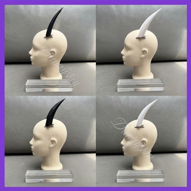 Cosplay Prop 3D Print - アニメ天説隊コスプレ小道具ベニマルシュナシオンソウエイコスプレ小道具 3D プリントクリップオンホーンコスプレアクセサリーハロウィンステージ