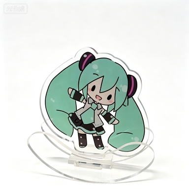 初音ミクのアクリル製揺れおもちゃデコレーション、かわいい漫画 - Cosplay Prop Display のレビューと価格