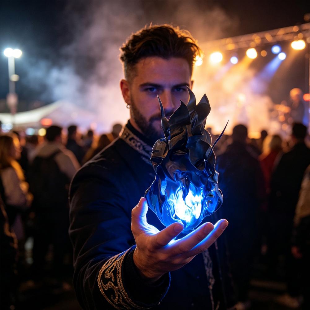 コスプレ火の玉小道具光る炎効果おもちゃ浮遊火の玉小道具LED - Cosplay Flame Prop のレビューと価格