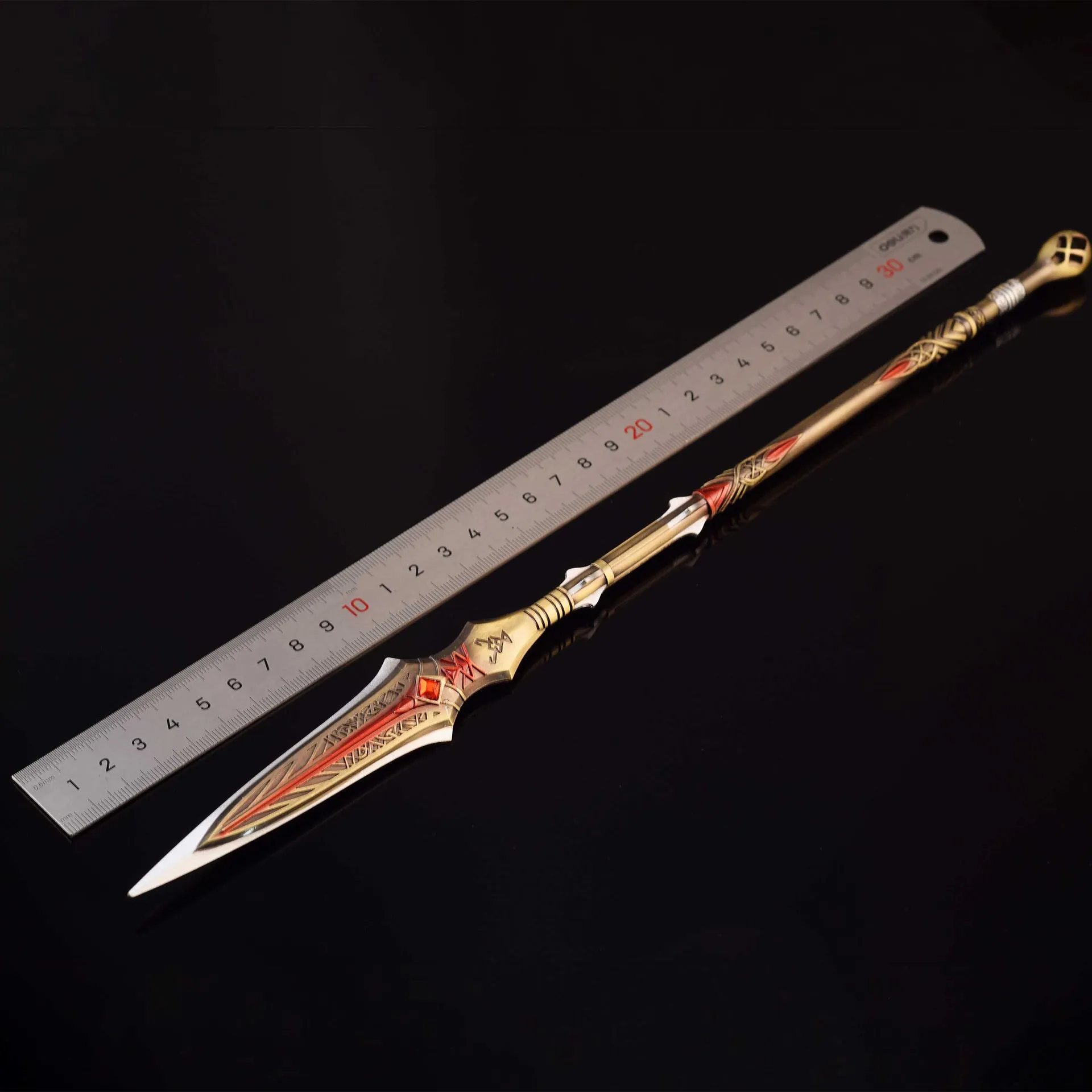 35 センチメートルデプニエ槍クレイトス槍モデル神戦争ゲーム - Cosplay Prop Dagger のレビューと価格